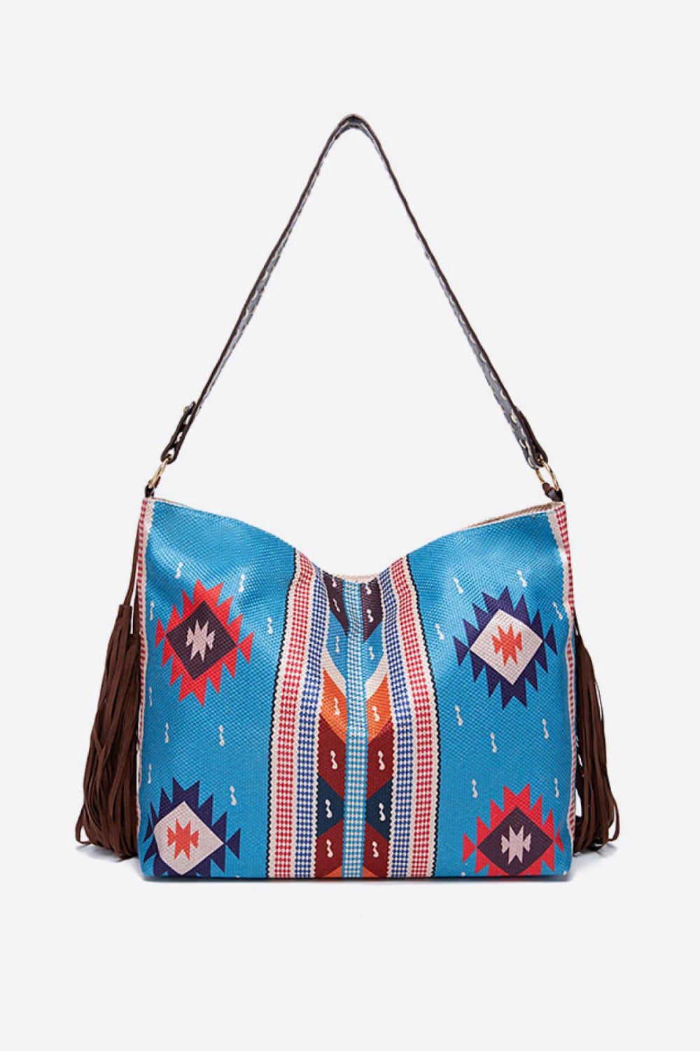 Geometric Canvas Tote Bag BLUE ZONE PLANET