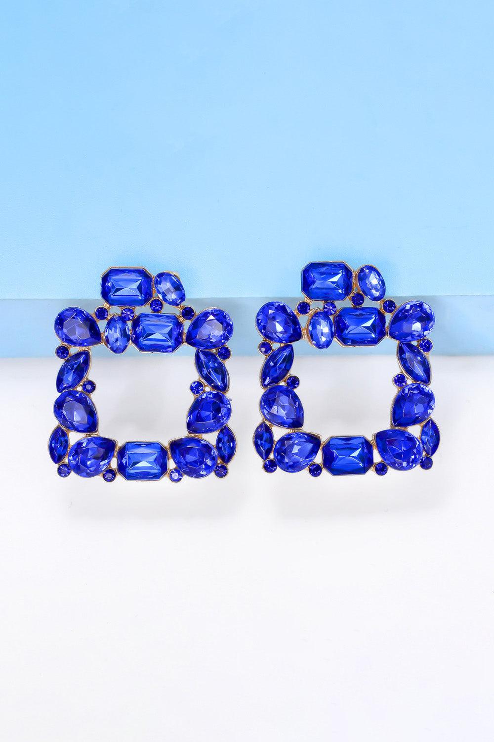 Geometrical Shape Zinc Alloy Dangle Earrings BLUE ZONE PLANET