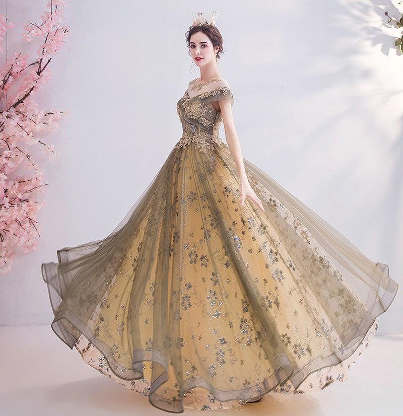 Golden Banquet Evening Dress iYoowe DropShipping