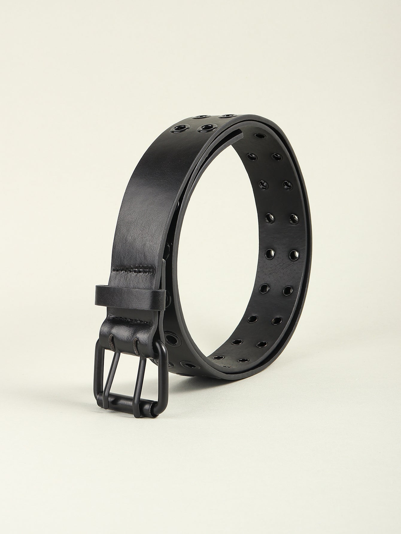 Grommet PU Leather Belt BLUE ZONE PLANET