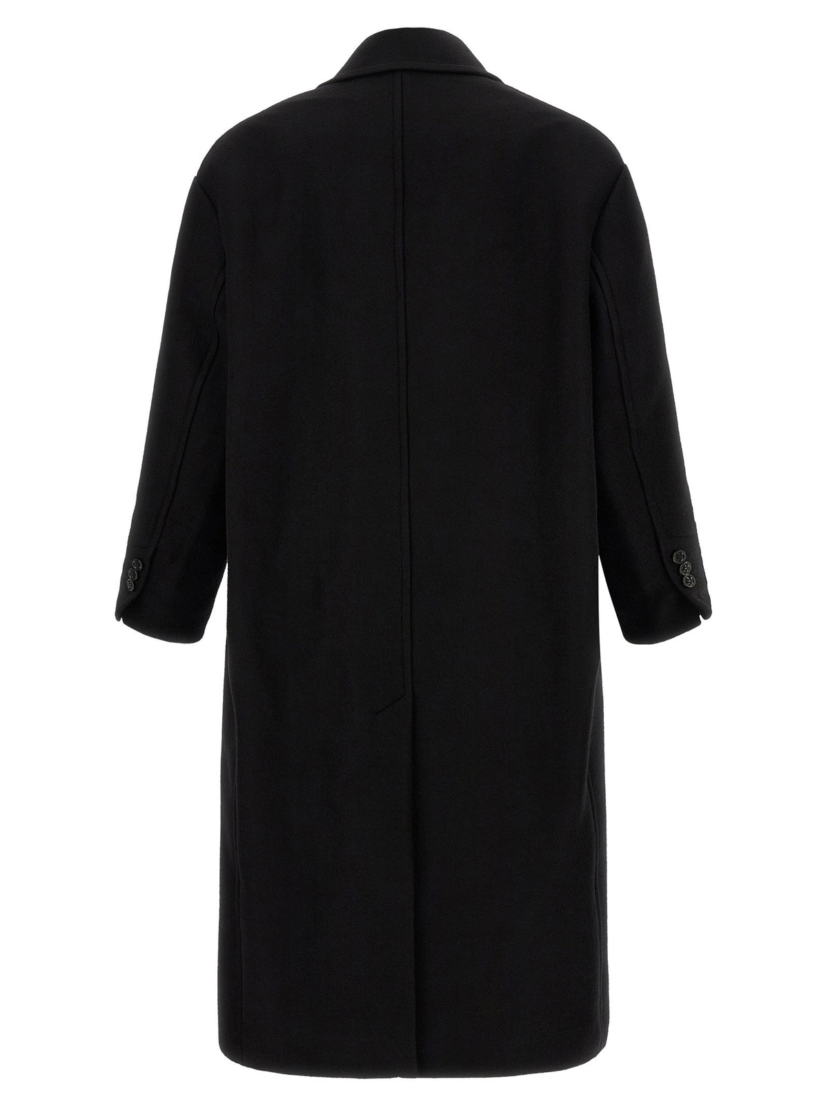 Ami Paris Gabardine Coat-Coats-[Adult]-[Female]-2022 Online Blue Zone Planet