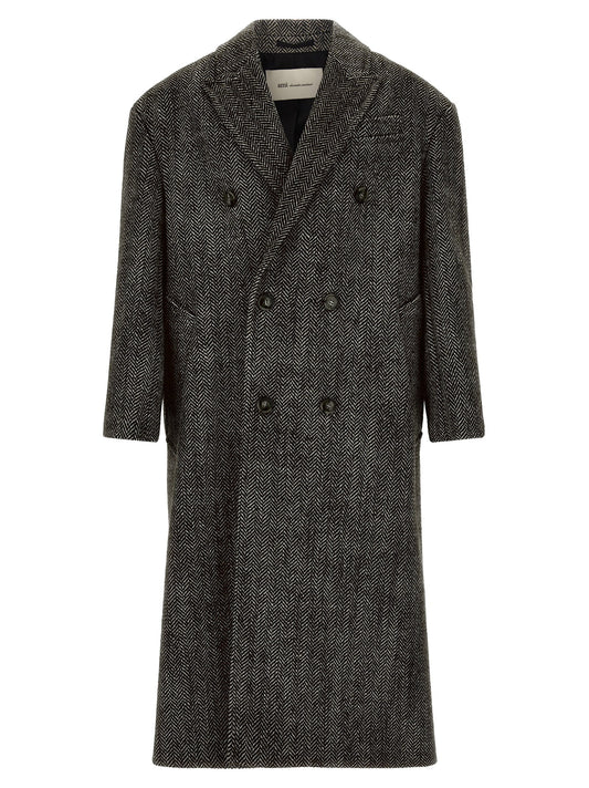 Ami Paris Double-breasted Coat