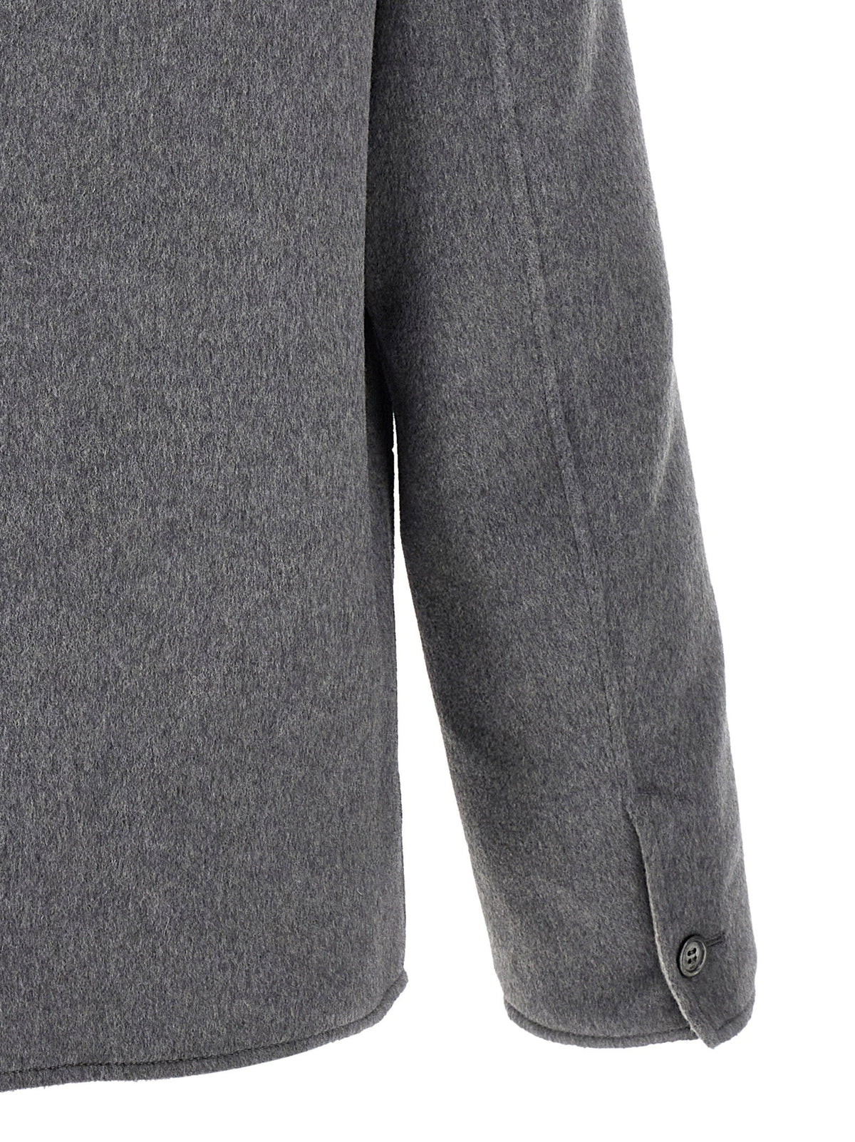 Ami Paris Grey Boule Jacket-Jackets-[Adult]-[Female]-2022 Online Blue Zone Planet