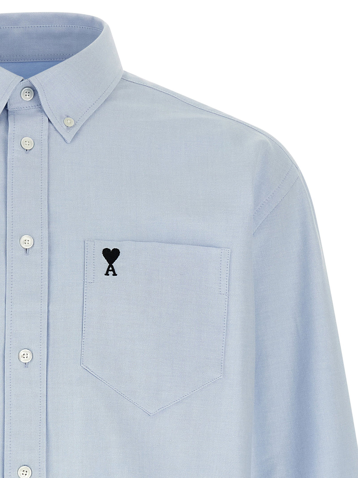 Ami Paris Ami De Coeur Shirt-Shirts-[Adult]-[Female]-2022 Online Blue Zone Planet