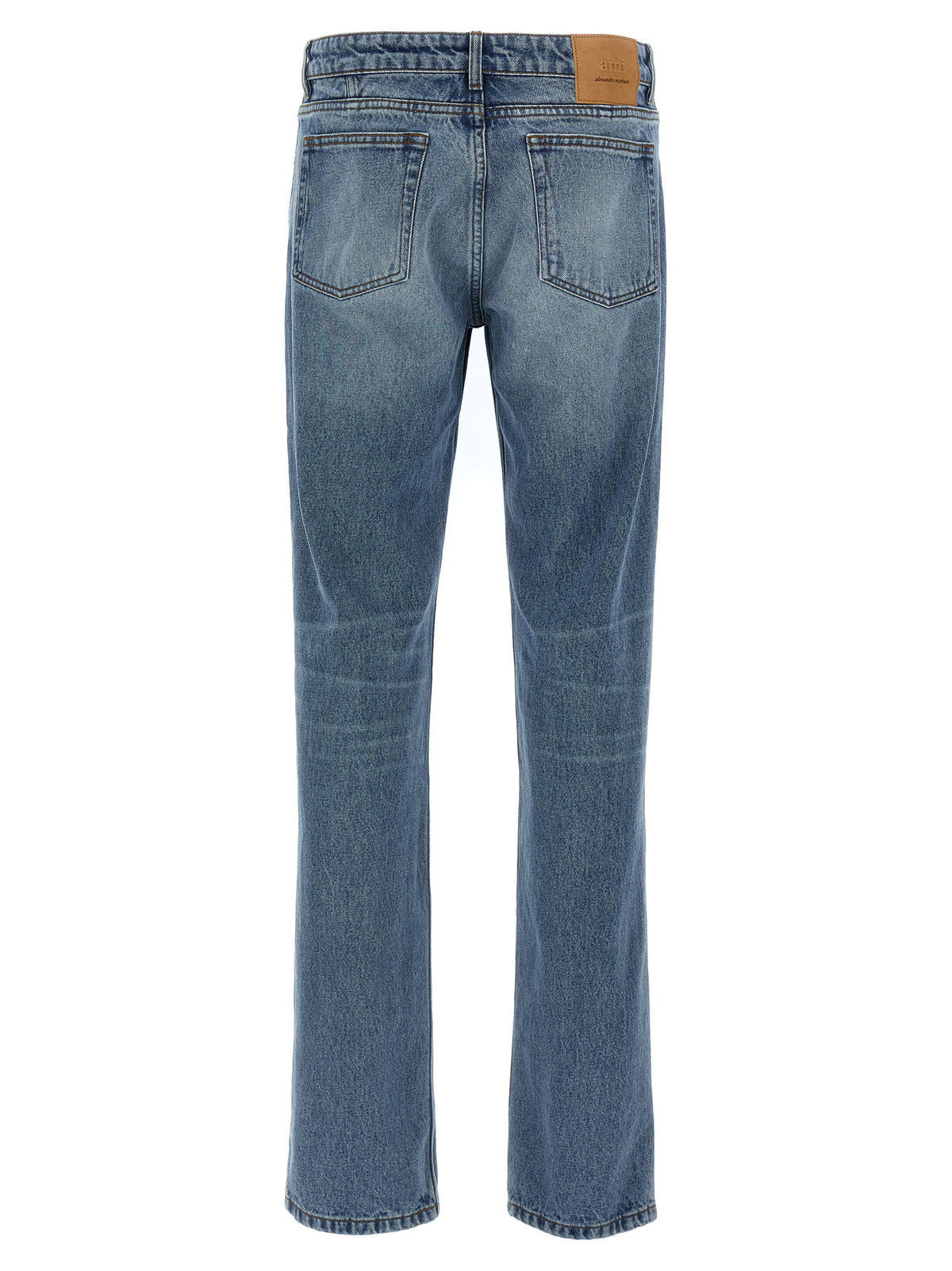 Ami Paris Denim Jeans-Jeans-[Adult]-[Female]-2022 Online Blue Zone Planet