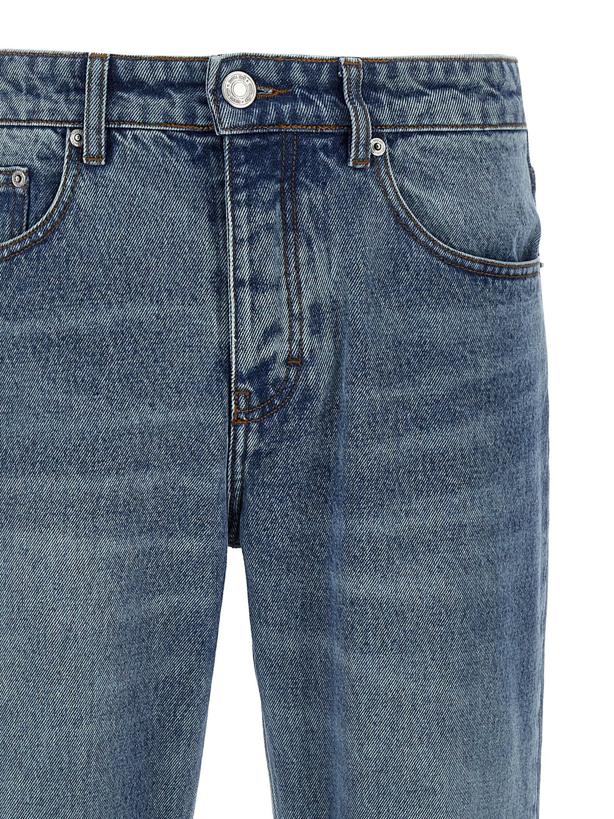 Ami Paris Denim Jeans-Jeans-[Adult]-[Female]-2022 Online Blue Zone Planet