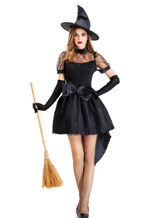 Halloween Black Witch Sexy Cosplay Witch Costume BLUE ZONE PLANET