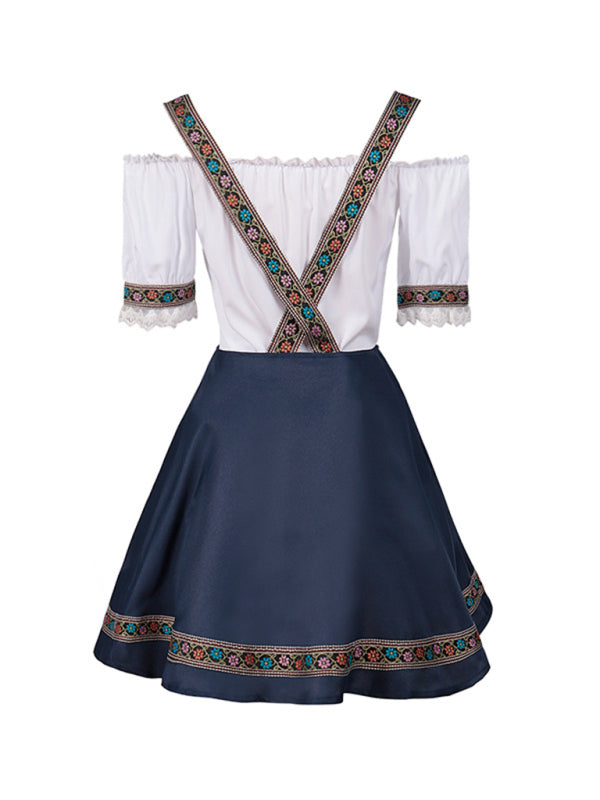 Halloween carnival costume German Oktoberfest costume Bavarian women's costume BLUE ZONE PLANET