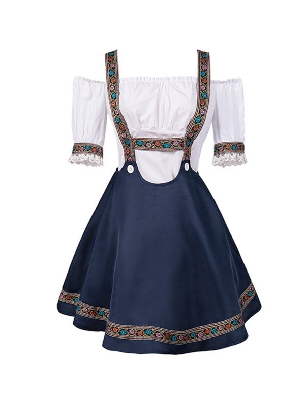 Halloween carnival costume German Oktoberfest costume Bavarian women's costume BLUE ZONE PLANET