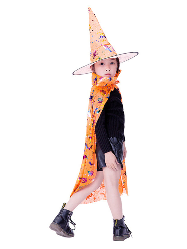 Halloween children's cape cosplay magic witch BLUE ZONE PLANET