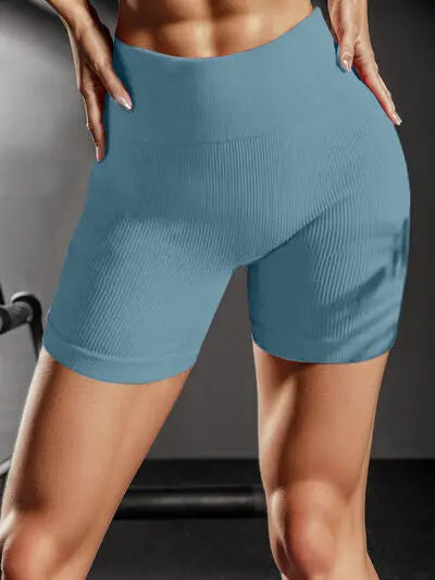 High Waist Active Shorts BLUE ZONE PLANET