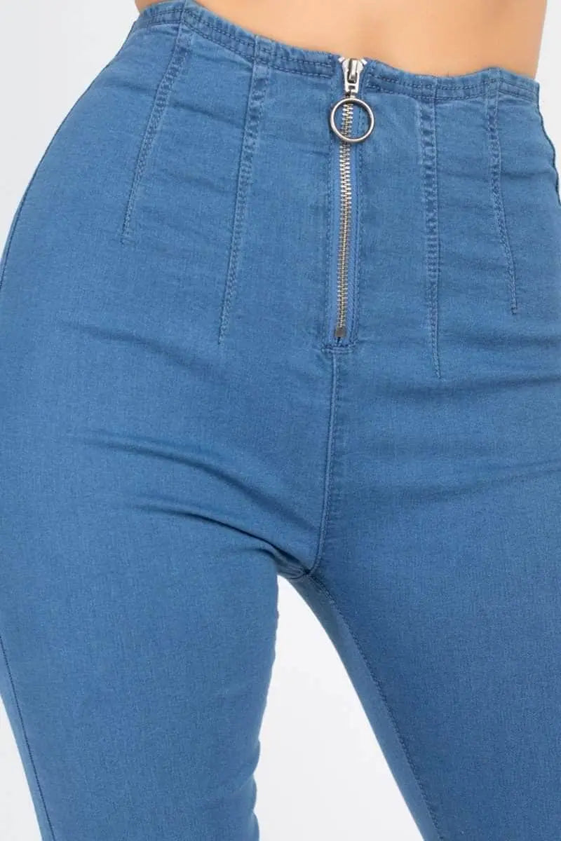 High Waist Denim Jeans Blue Zone Planet