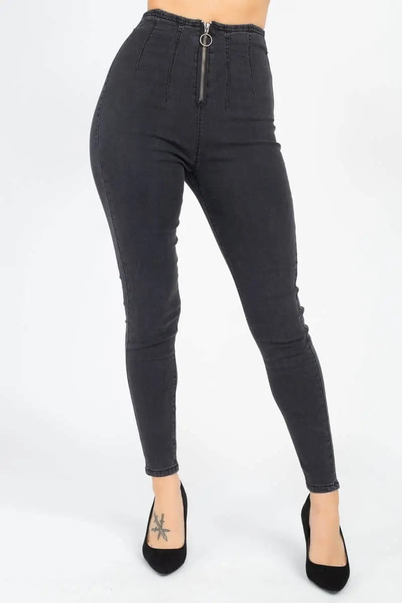 High Waist Denim Jeans Blue Zone Planet