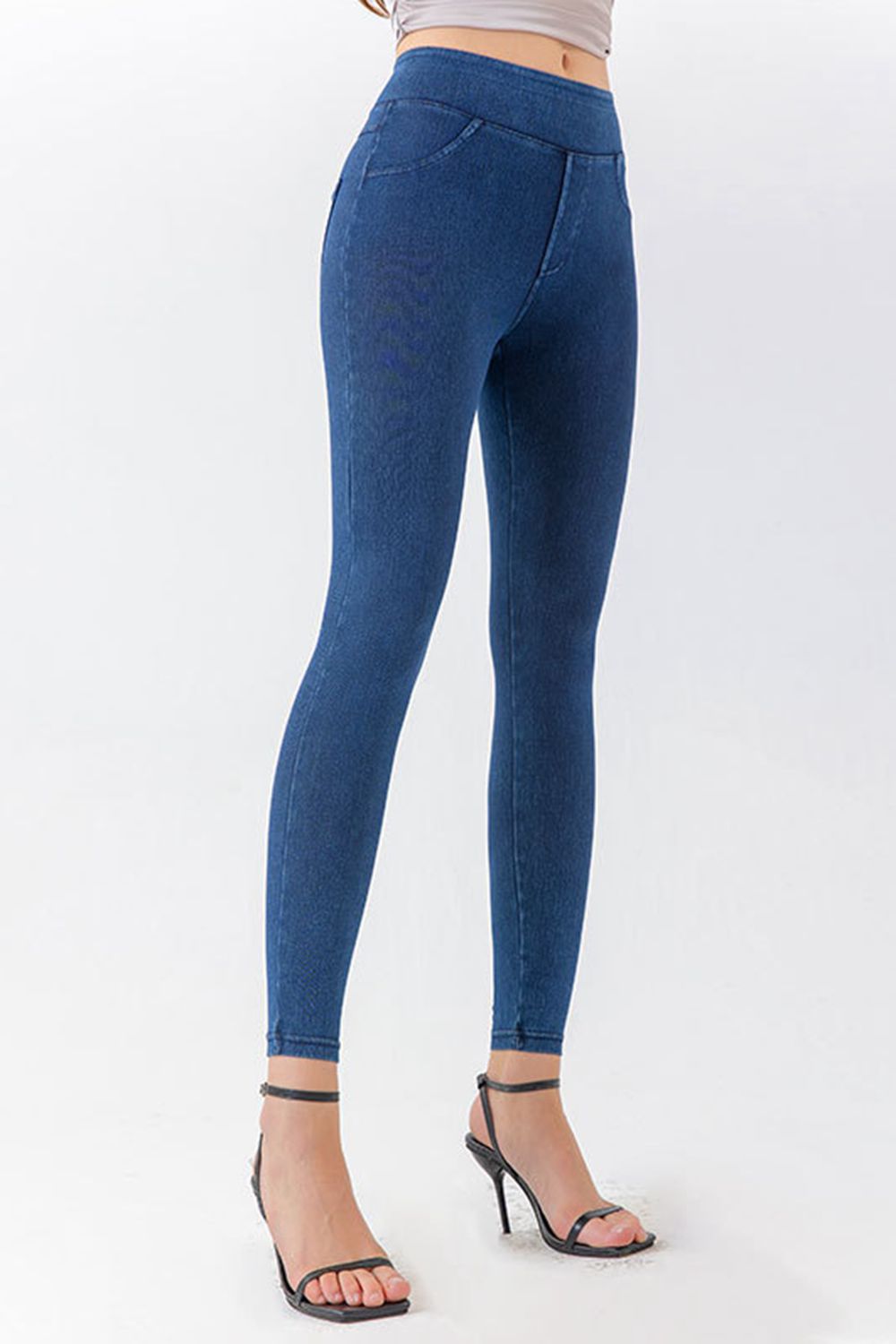 High Waist Skinny Jeans BLUE ZONE PLANET