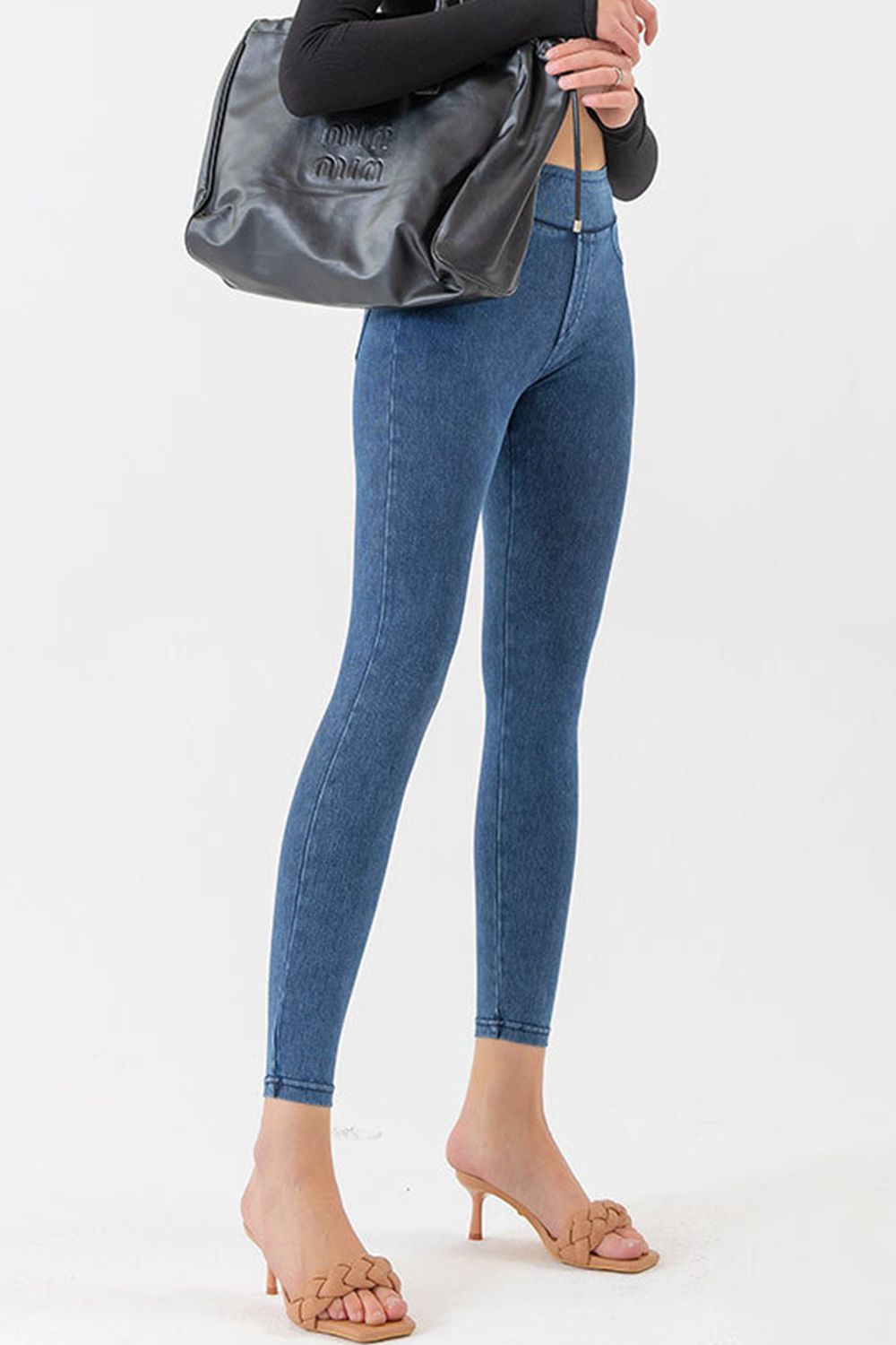 High Waist Skinny Jeans BLUE ZONE PLANET