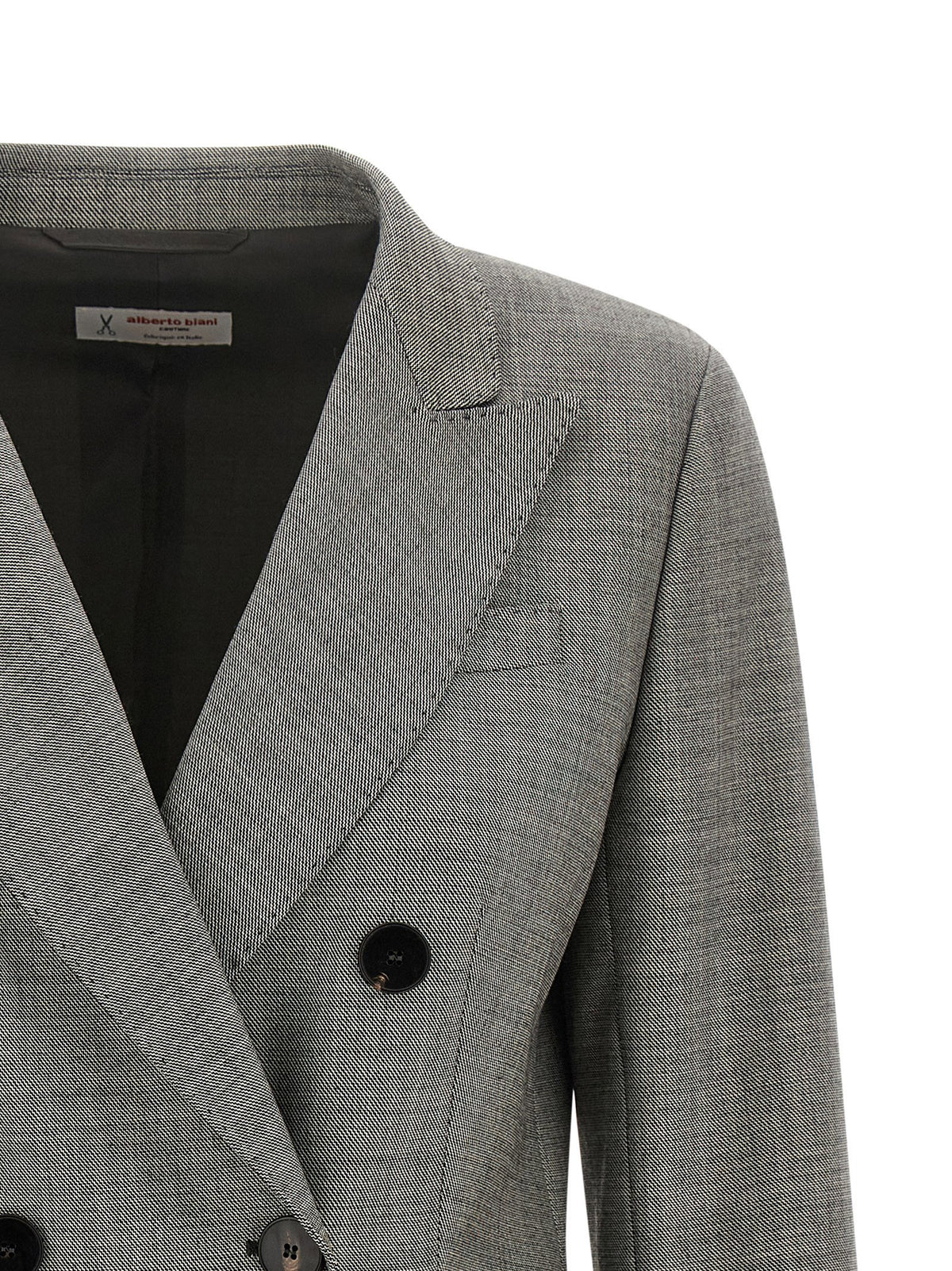 Alberto Biani Double-breasted Blazer-Jackets-[Adult]-[Female]-2022 Online Blue Zone Planet