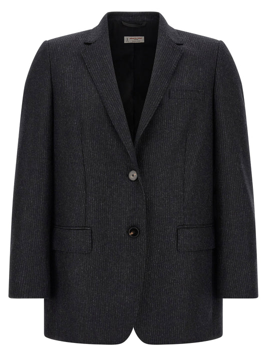 Alberto Biani America Blazer-Jackets-[Adult]-[Female]-2022 Online Blue Zone Planet