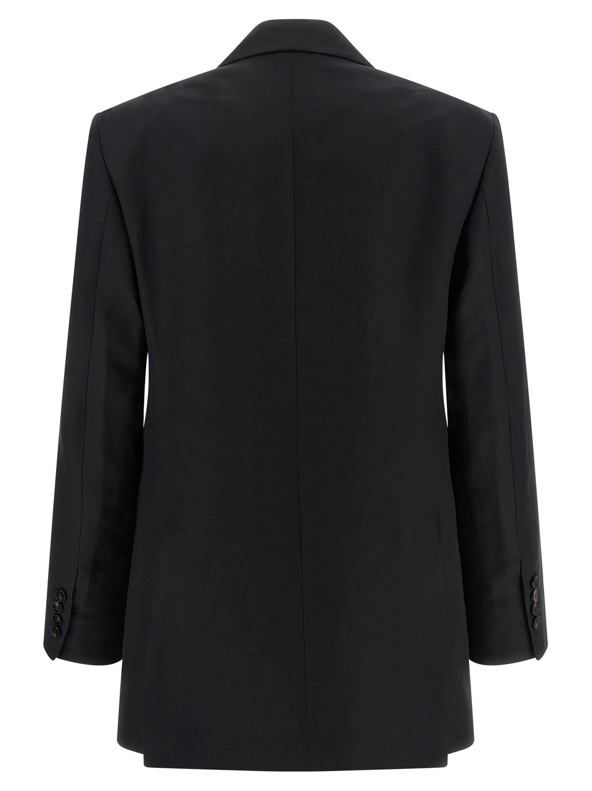 Alberto Biani Linen Viscose Blazer-Jackets-[Adult]-[Female]-2022 Online Blue Zone Planet