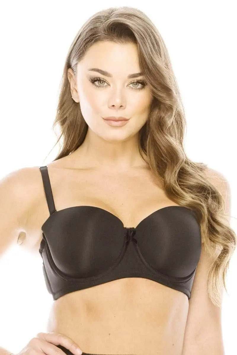 Infinite Push Up Bra in Black Blue Zone Planet