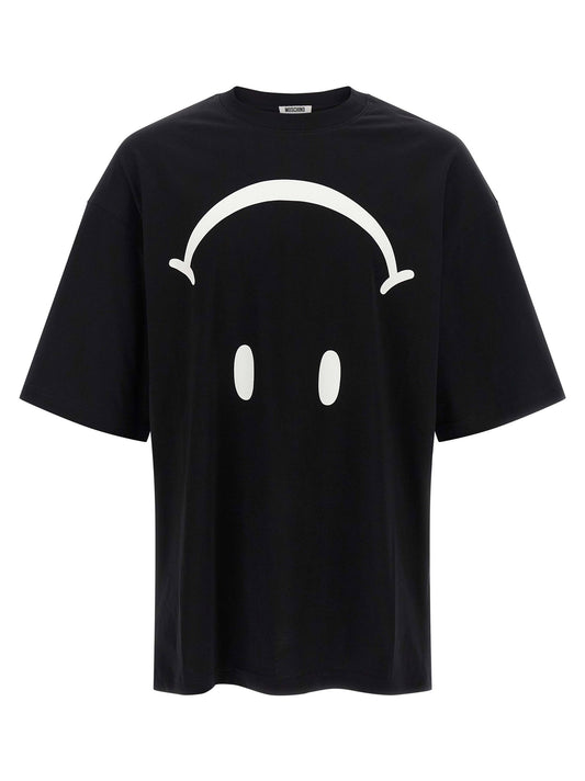 Moschino Smiley® T-shirt-Topwear-[Adult]-[Female]-2022 Online Blue Zone Planet