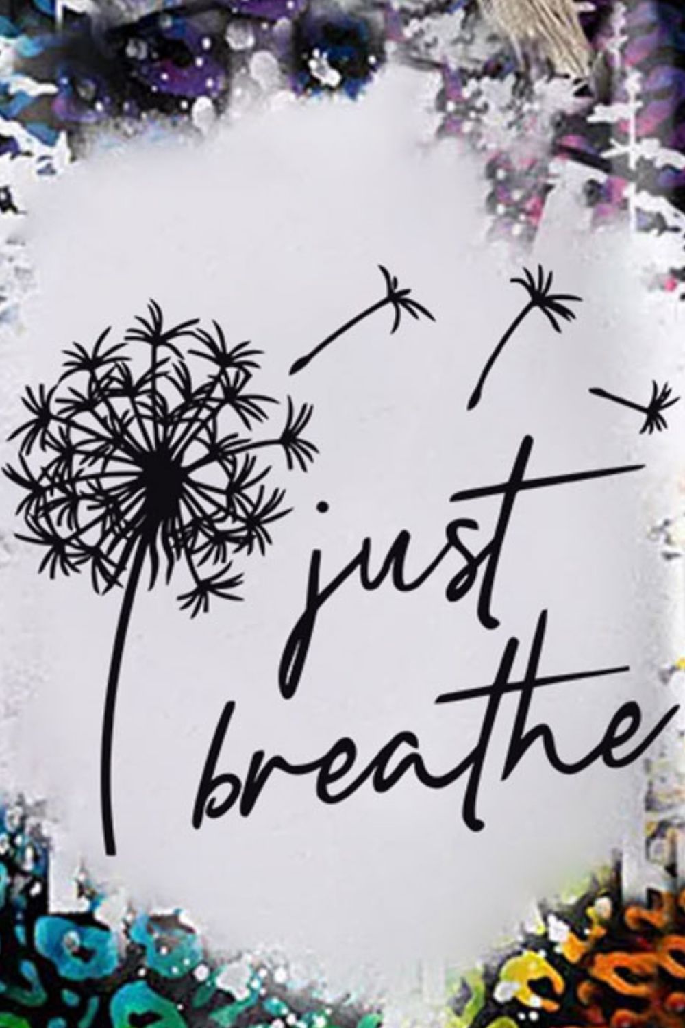 JUST BREATHE Graphic Leopard Tank BLUE ZONE PLANET