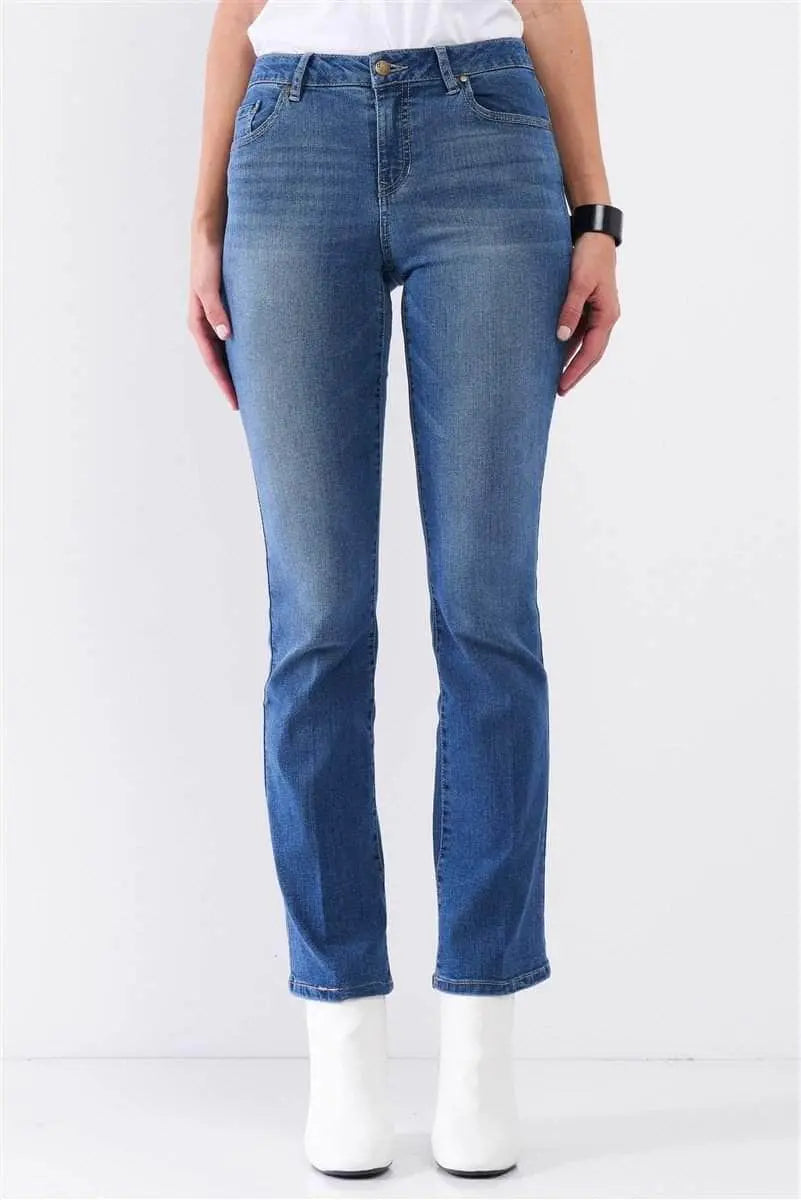 Just Do Nothing Skinny Boot Jeans Blue Zone Planet