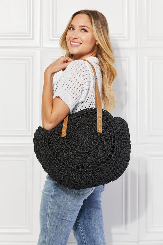 Justin Taylor C'est La Vie Crochet Handbag in Black-BAGS-[Adult]-[Female]-Black-One Size-2022 Online Blue Zone Planet