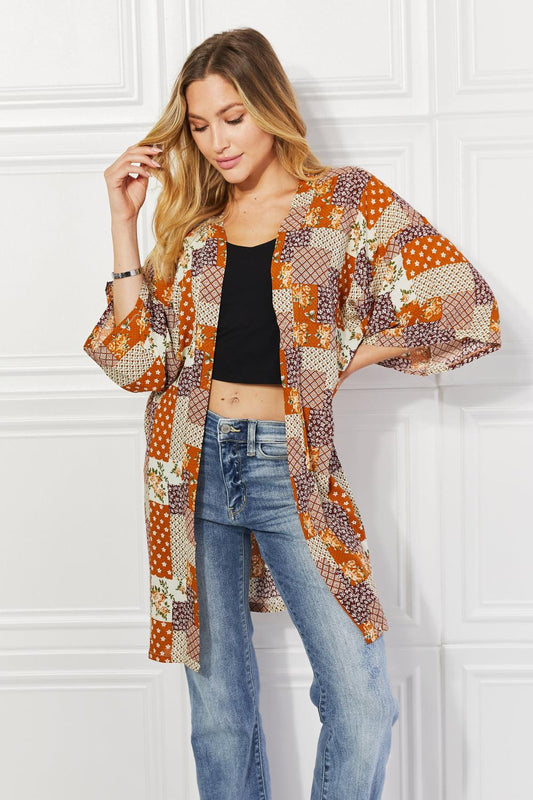 Justin Taylor Country Patchwork Kimono-TOPS / DRESSES-[Adult]-[Female]-Multi-One Size-2022 Online Blue Zone Planet