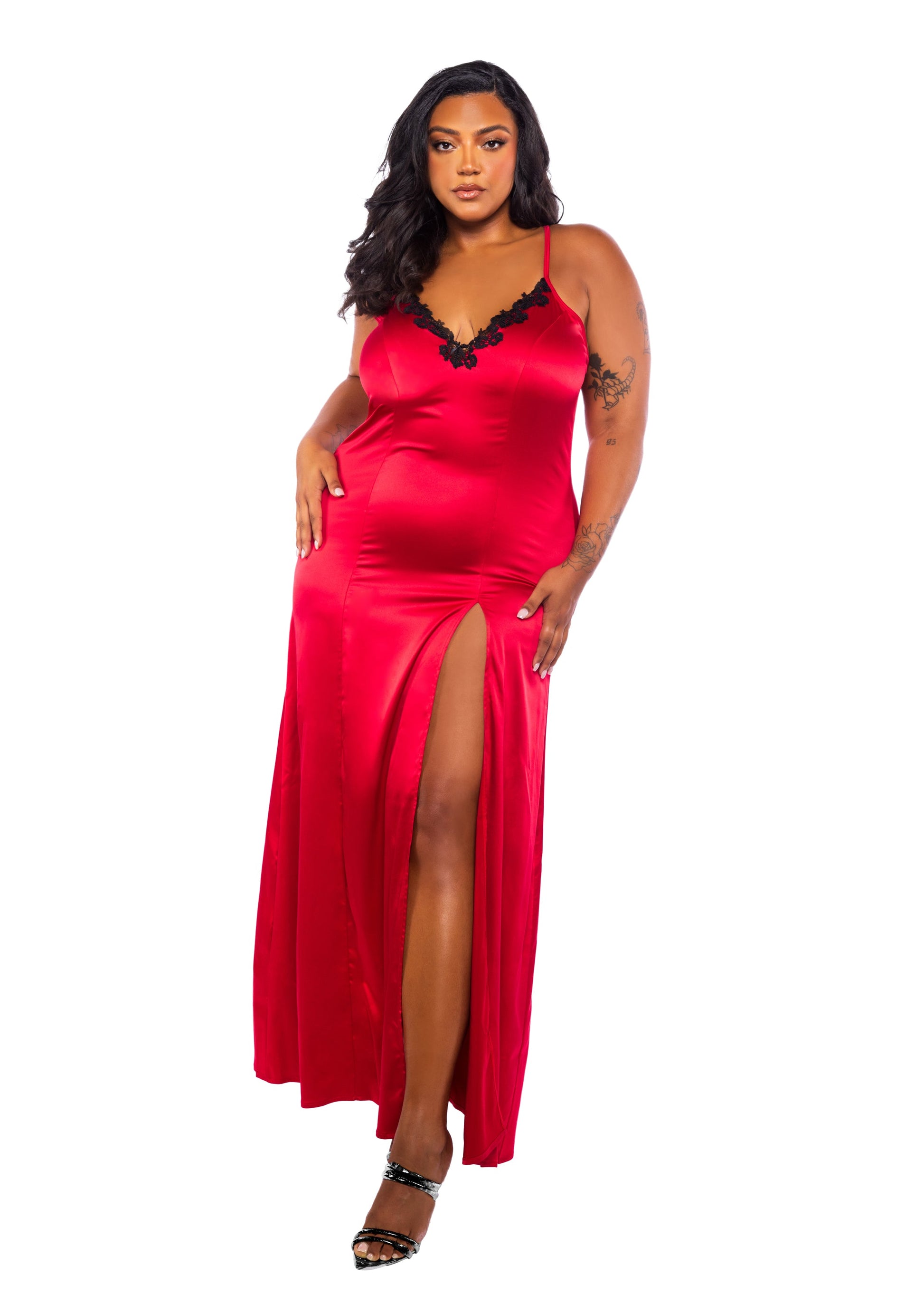 Love & Lust Nightgown Lingerie-[Adult]-[Female]-Red-1-x-2022 Online Blue Zone Planet