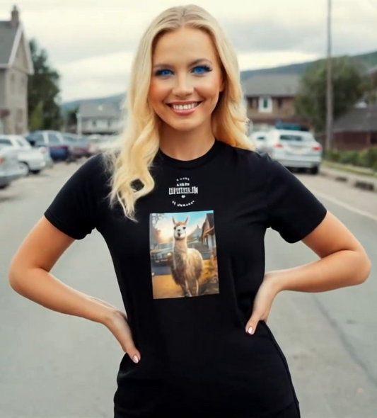 Legit Excuses A Llama is Blocking My Driveway Embroidered Limited Edition #1 Top-TOPS / DRESSES-[Adult]-[Female]-black-xs-2022 Online Blue Zone Planet