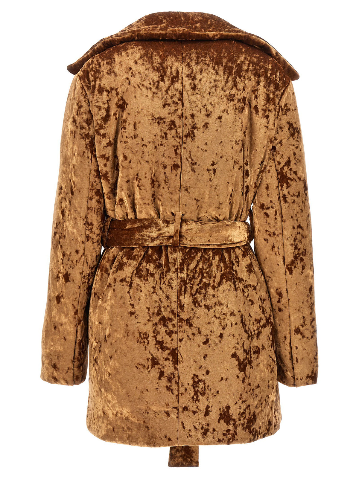 Atlein Crushed Velvet Coat-Coats-[Adult]-[Female]-2022 Online Blue Zone Planet