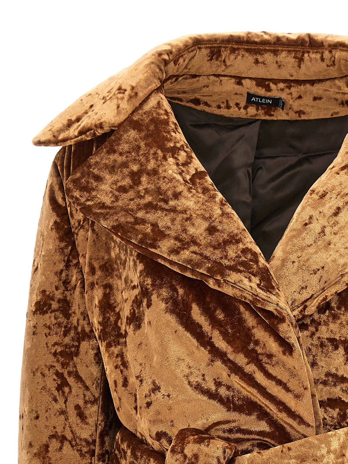 Atlein Crushed Velvet Coat-Coats-[Adult]-[Female]-2022 Online Blue Zone Planet