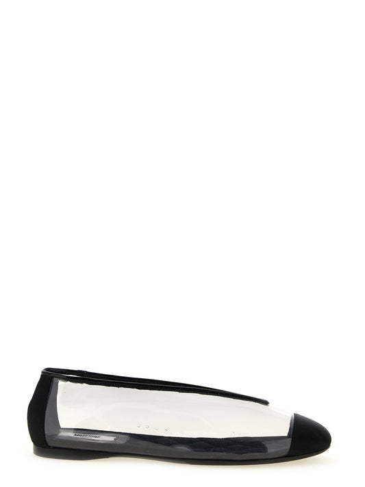 Moschino Pvc Ballet Flats-Flat Shoes-[Adult]-[Female]-36-Black-2022 Online Blue Zone Planet