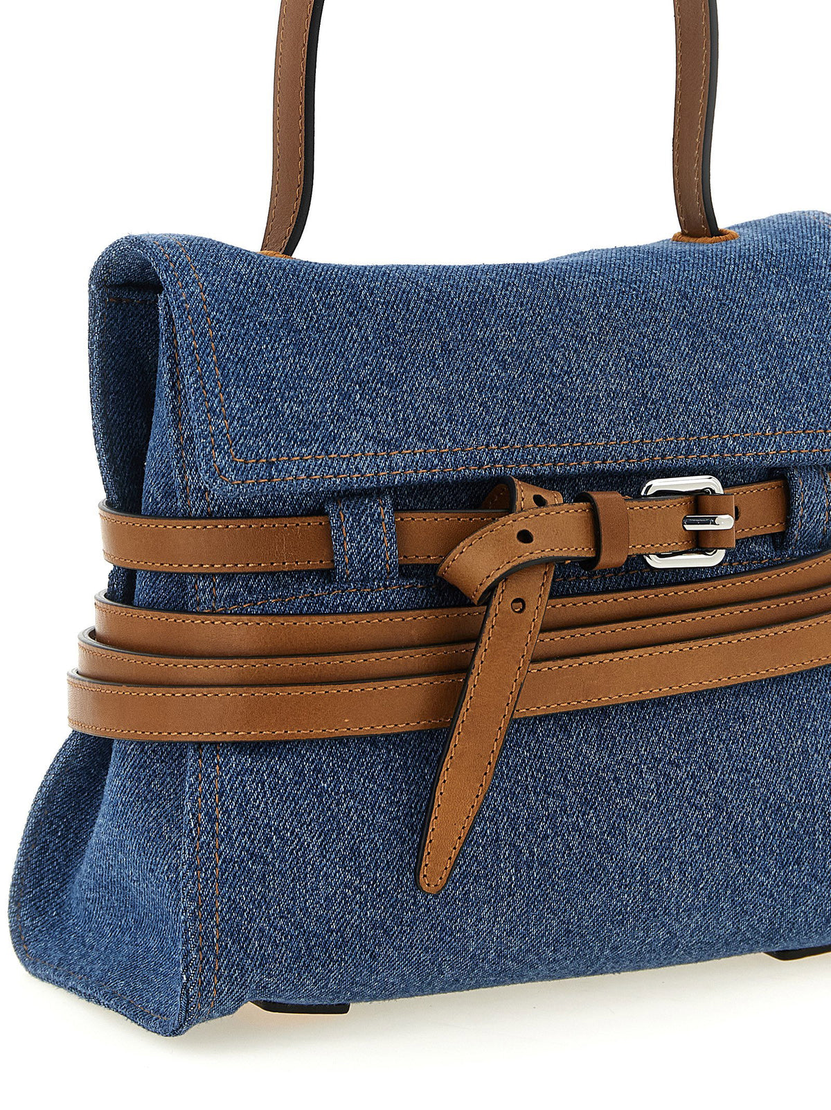 Moschino Regular Tie Me Handbag-Handbag-[Adult]-[Female]-2022 Online Blue Zone Planet