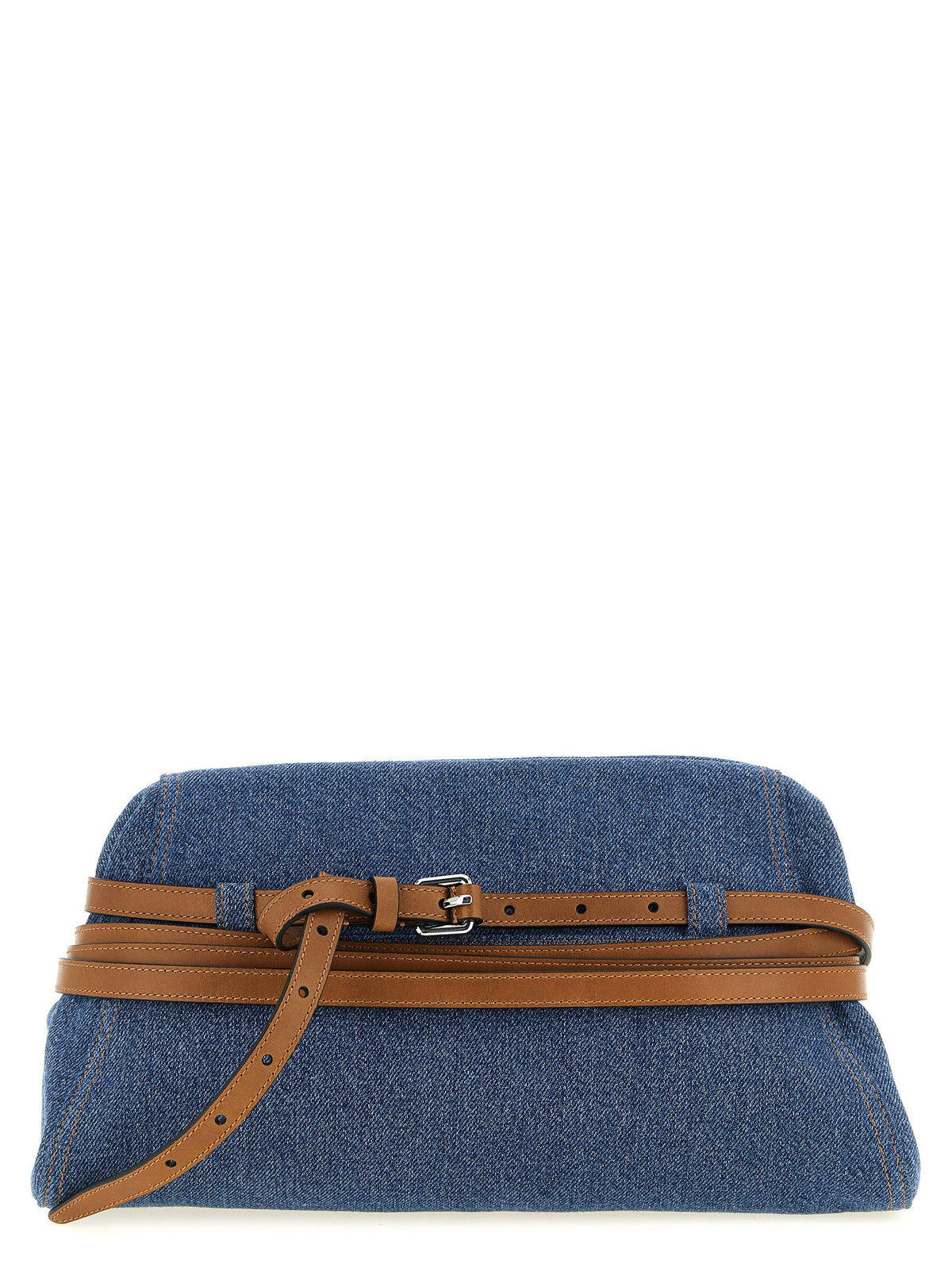 Moschino Tie Me Big Clutch-Clutches-[Adult]-[Female]-UNI-Blue-2022 Online Blue Zone Planet