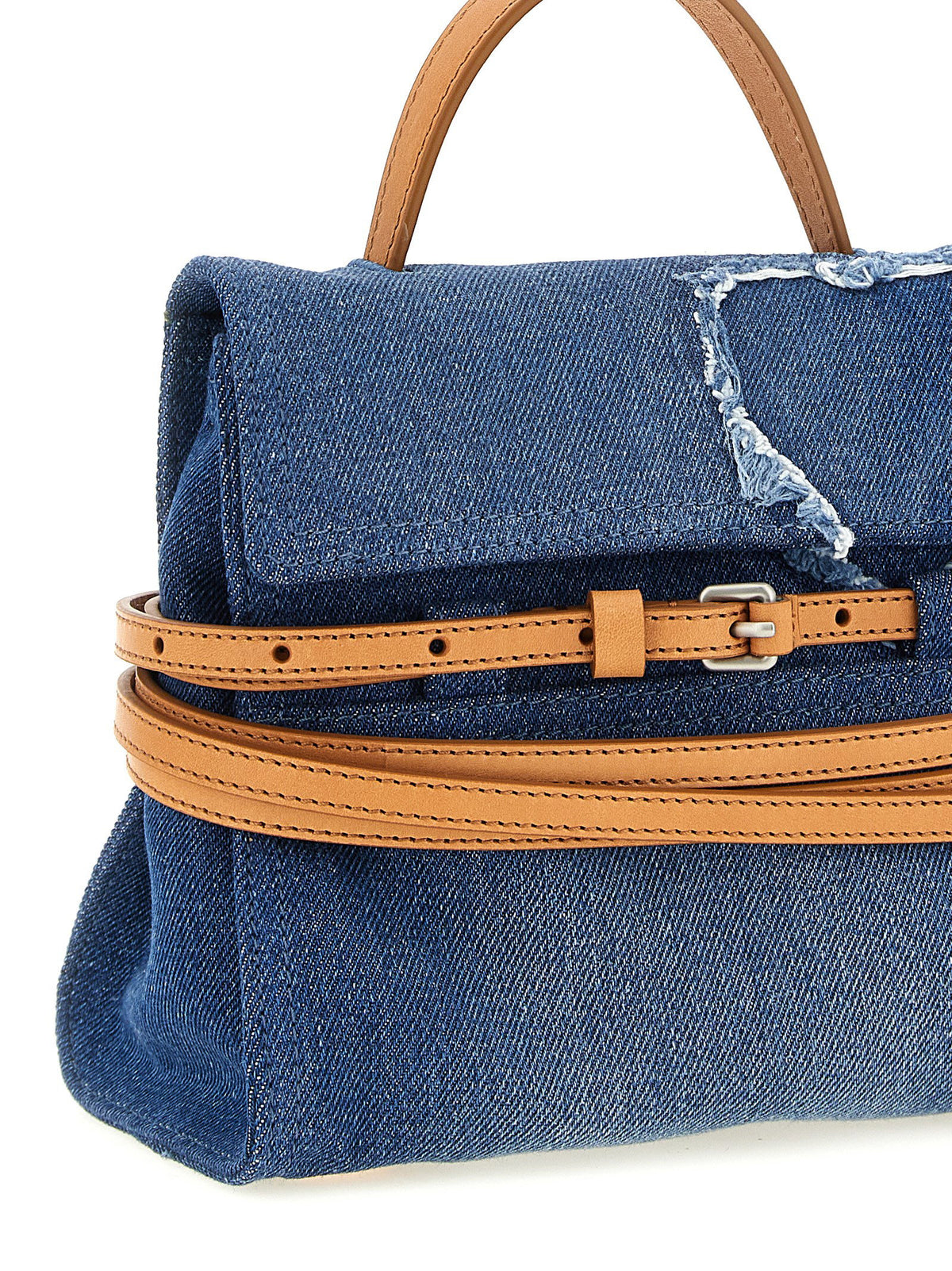 Moschino Tie Me Handbag-Handbag-[Adult]-[Female]-2022 Online Blue Zone Planet