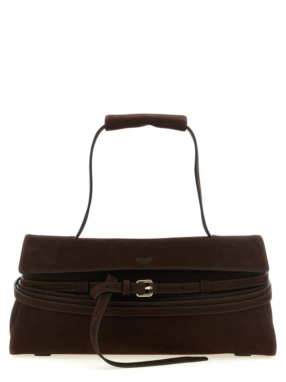 Moschino Tie Me Shoulder Bag-Shoulder-[Adult]-[Female]-UNI-Brown-2022 Online Blue Zone Planet