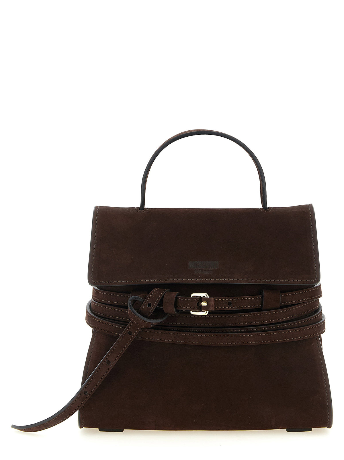 Moschino Regular Tie Me Handbag-Handbag-[Adult]-[Female]-UNI-Brown-2022 Online Blue Zone Planet