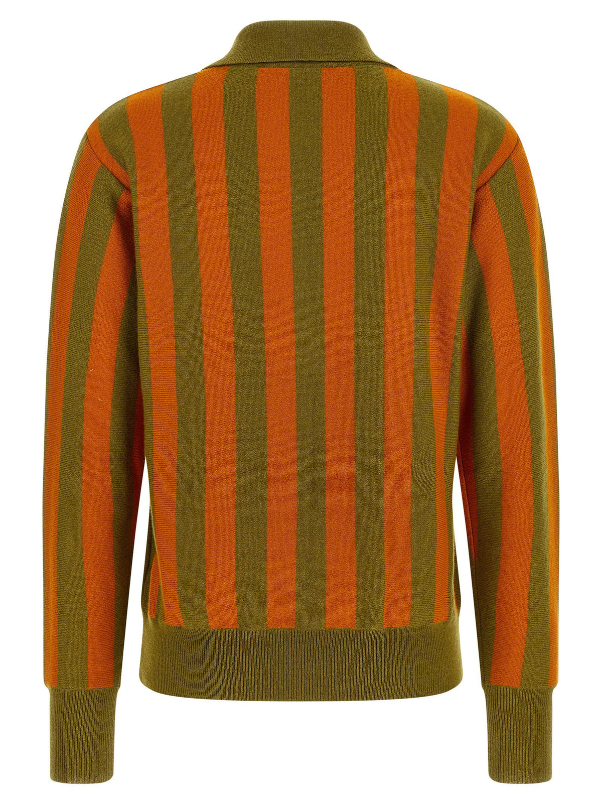Alberto Biani Striped Knit Polo Shirt-TOPS / DRESSES-[Adult]-[Female]-2022 Online Blue Zone Planet