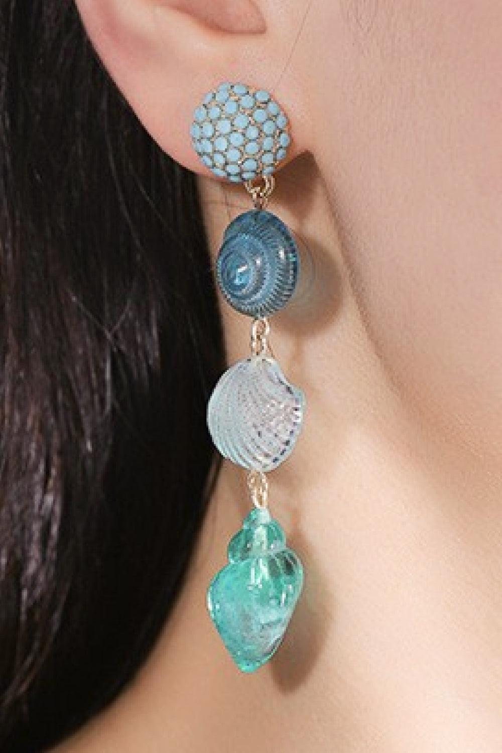 Make Your Mark Drop Earrings BLUE ZONE PLANET