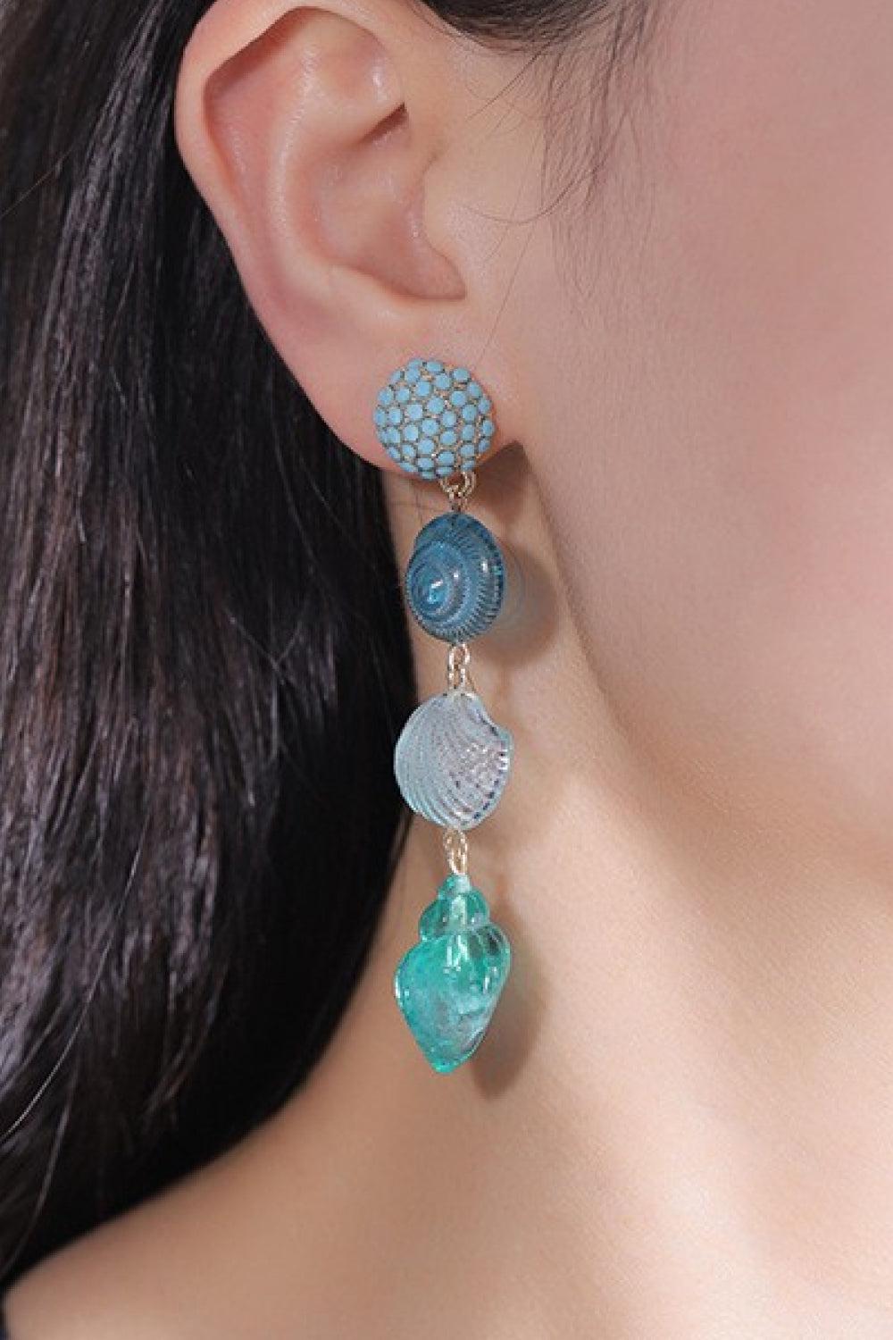 Make Your Mark Drop Earrings BLUE ZONE PLANET