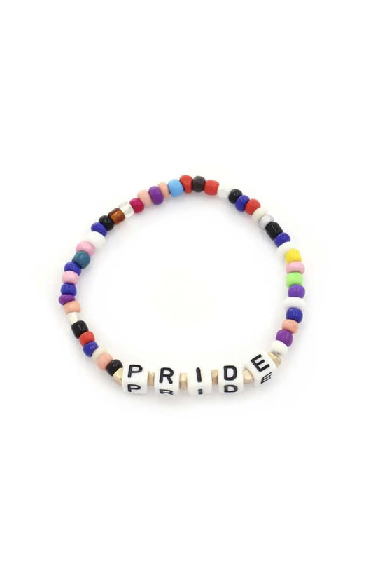 Mama Quote Beaded Stretch Bracelet Blue Zone Planet
