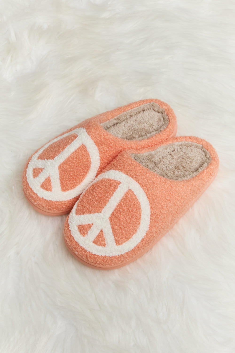 Melody Printed Plush Slide Slippers BLUE ZONE PLANET