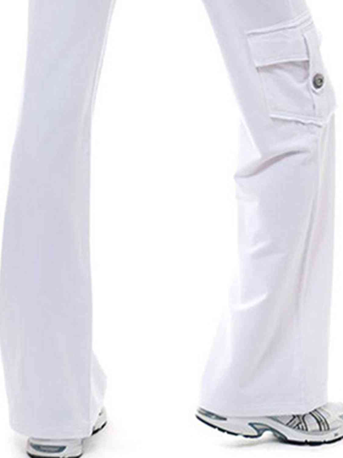 Mid Waist Pants with Pockets BLUE ZONE PLANET