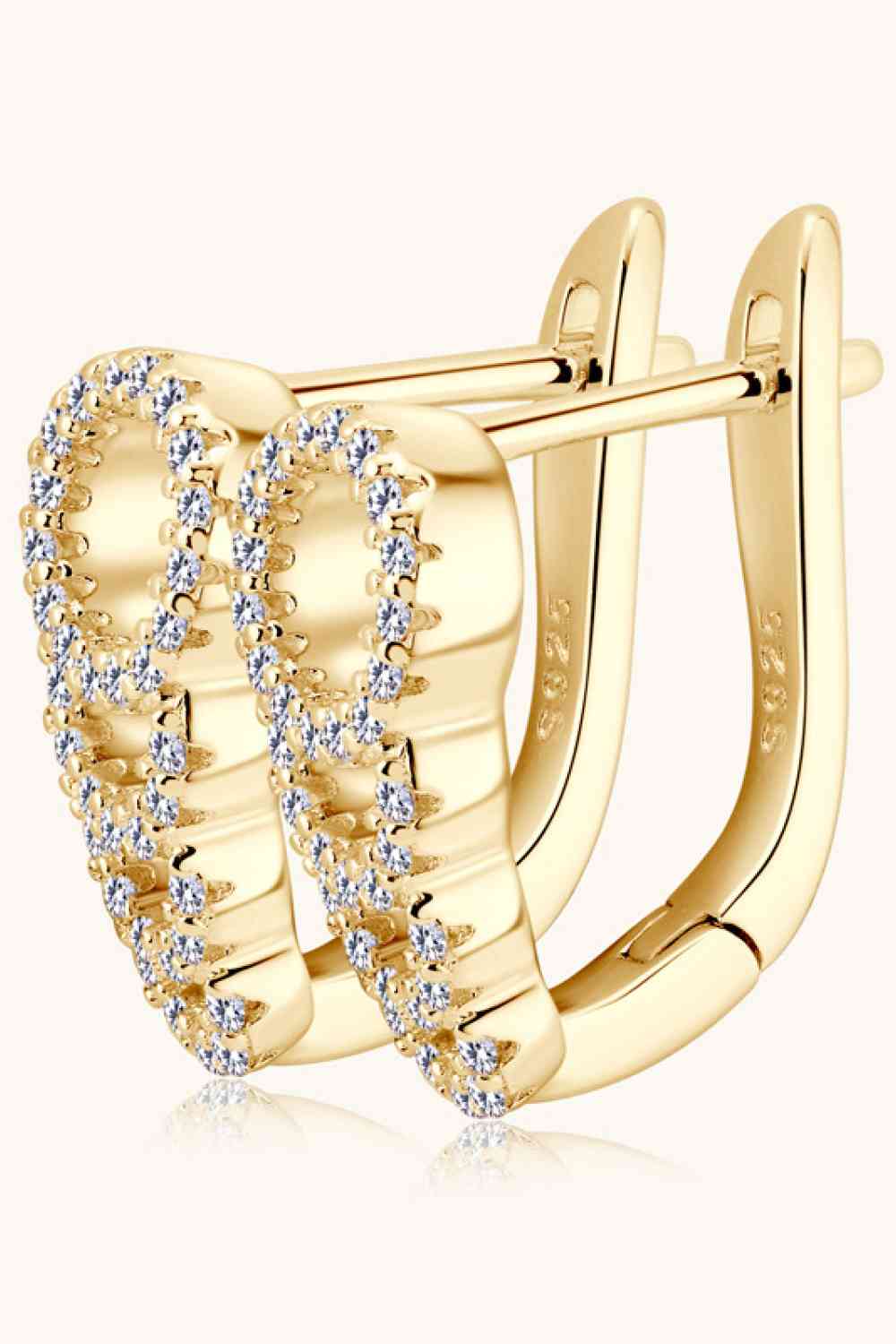 Moissanite 925 Sterling Silver Earrings BLUE ZONE PLANET