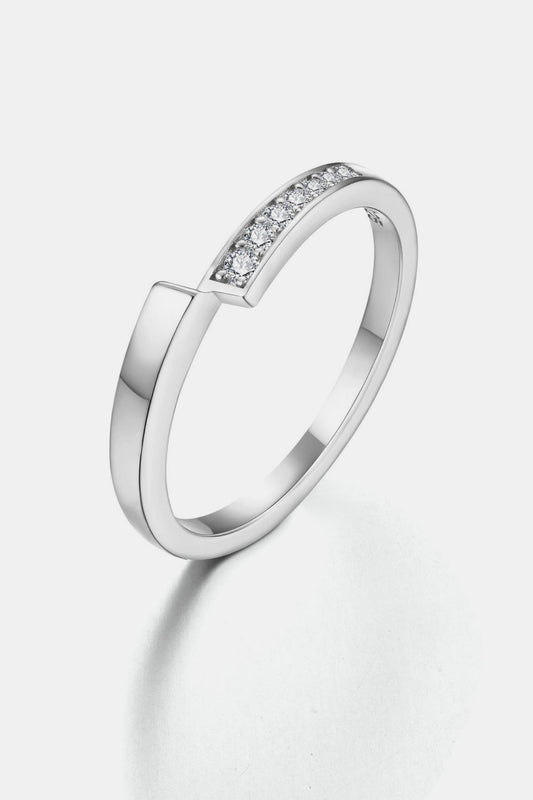 Moissanite 925 Sterling Silver Ring BLUE ZONE PLANET