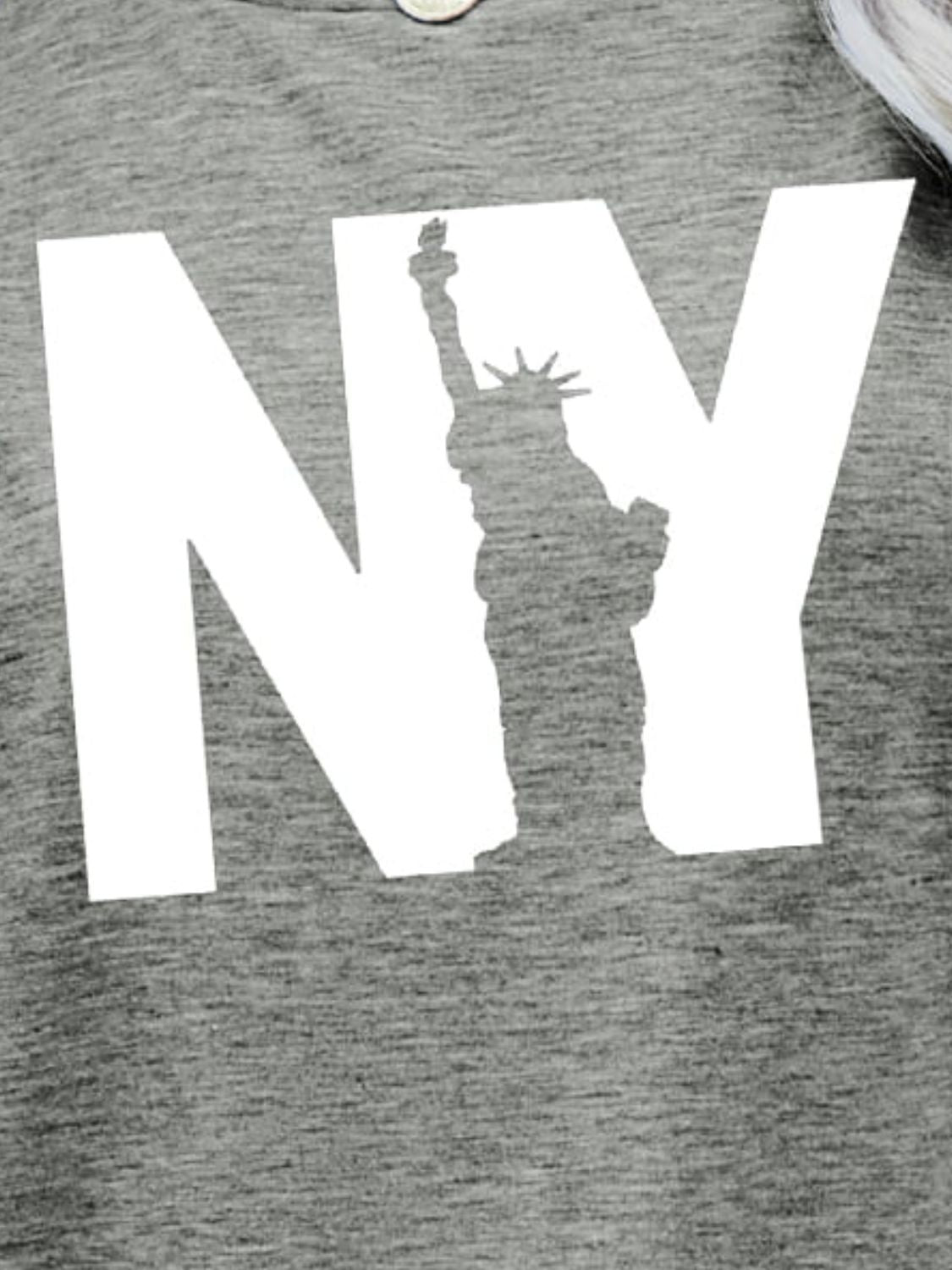 NY the Statue of Liberty Graphic Tee BLUE ZONE PLANET