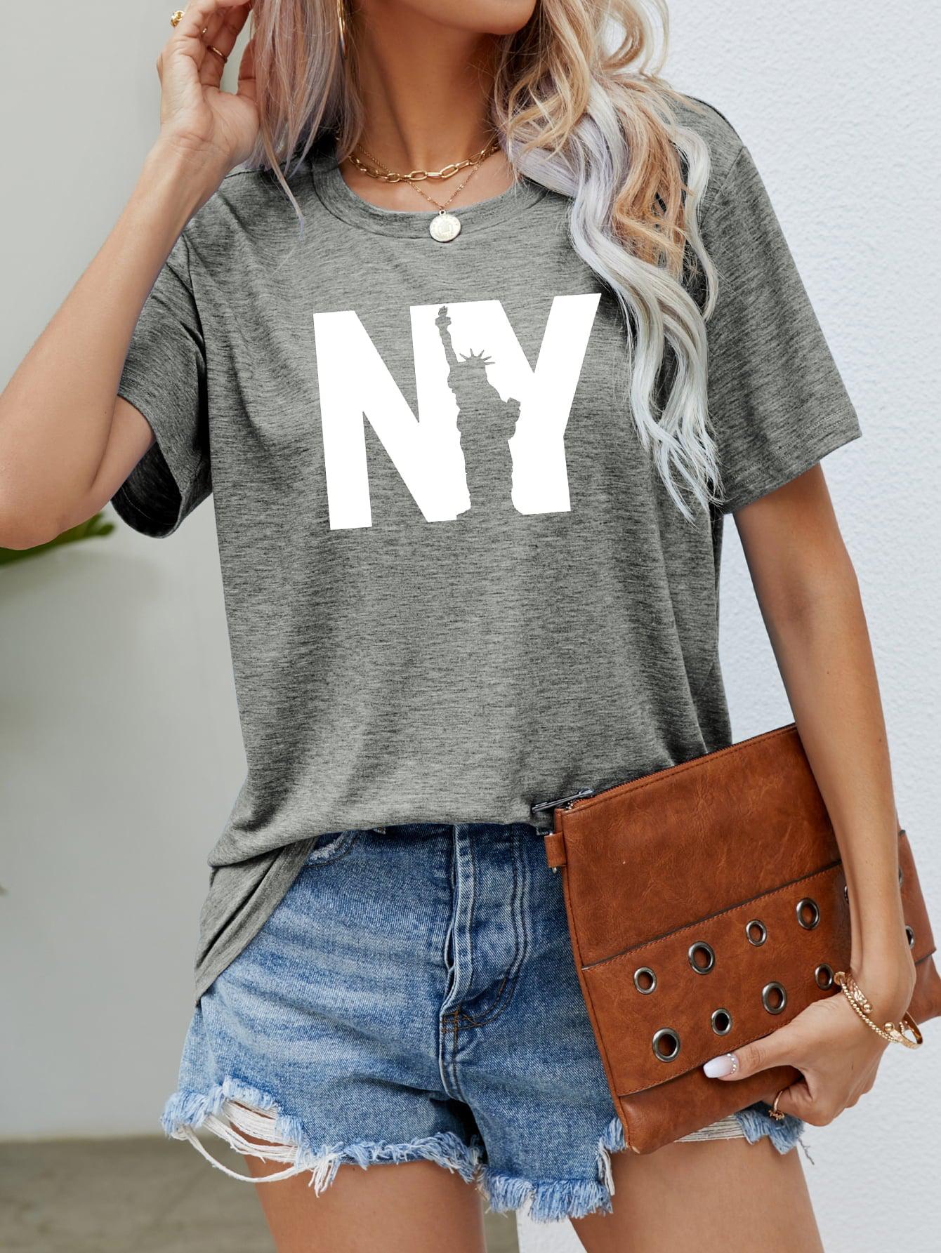 NY the Statue of Liberty Graphic Tee BLUE ZONE PLANET