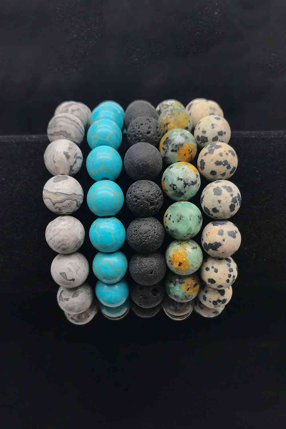 Natural Stone Beaded Bracelet BLUE ZONE PLANET