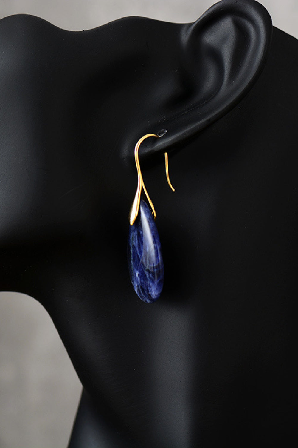 Natural Stone Teardrop Earrings BLUE ZONE PLANET